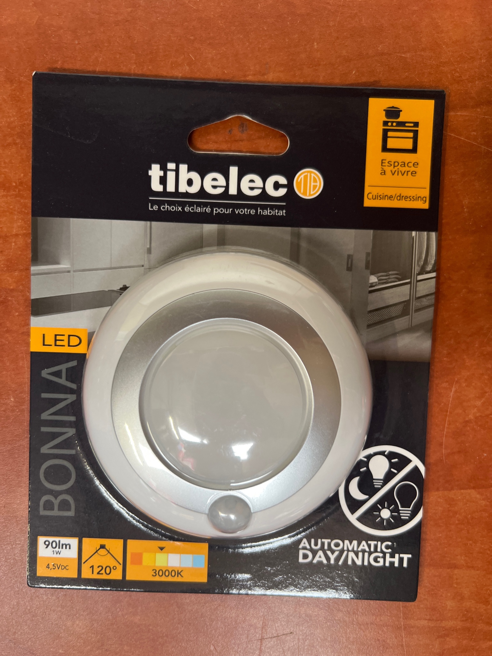Tibelec Bonna lampe LED automatique Day/Night