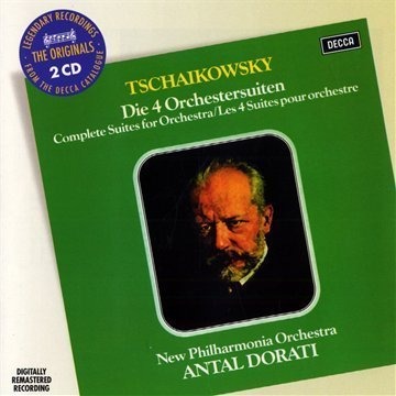 Tchaïkovski Suites pour orchestre nos 1 à 4 2 CD Antal Dorati