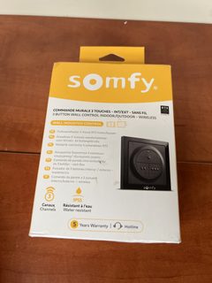 Somfy 1870781 commande murale RTS 3 canaux sans fil