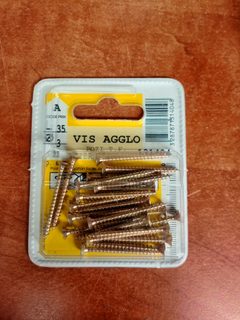 Vis agglo tête fraisée Pozi 4 x 35 mm