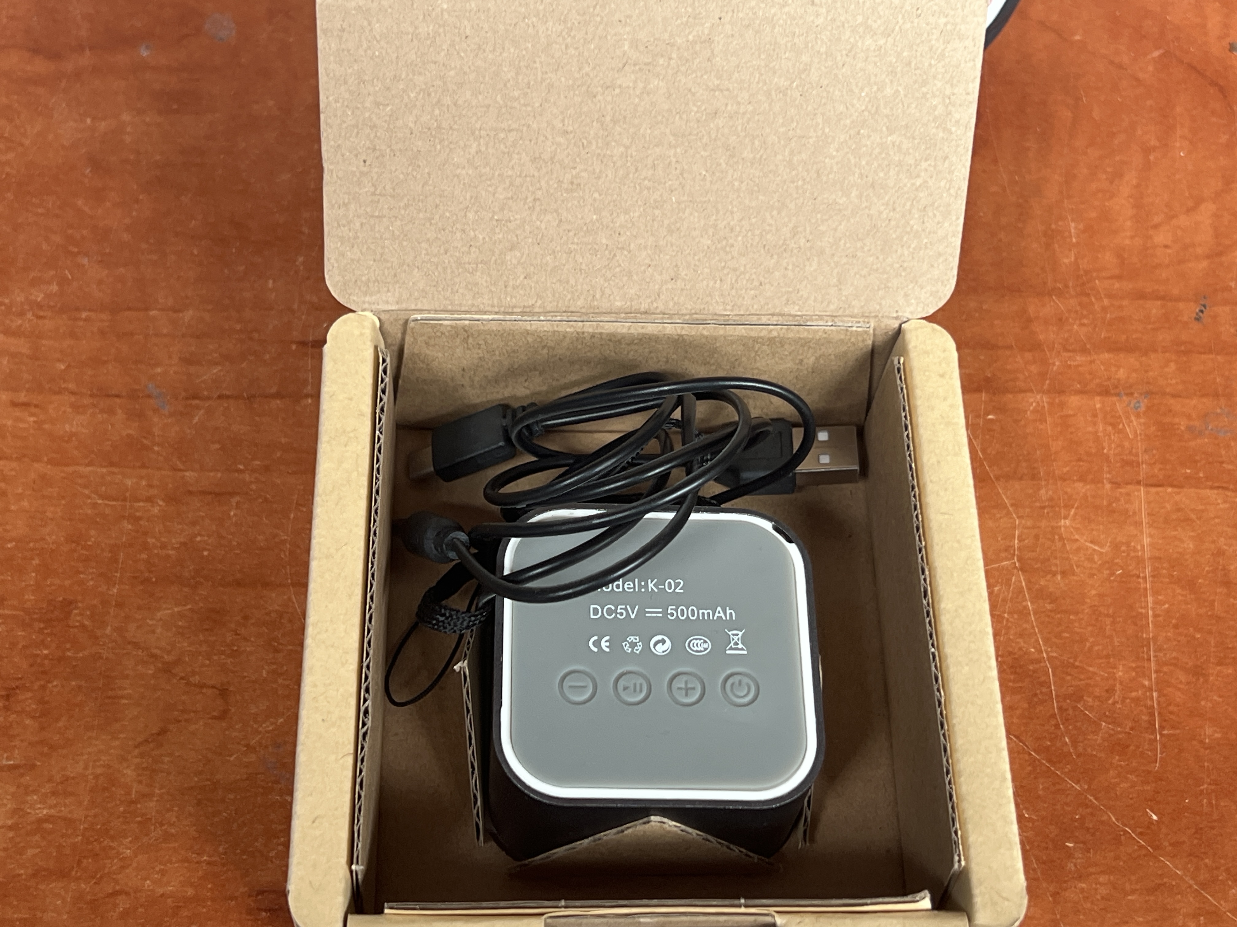 Mini enceinte portable rechargeable K-02
