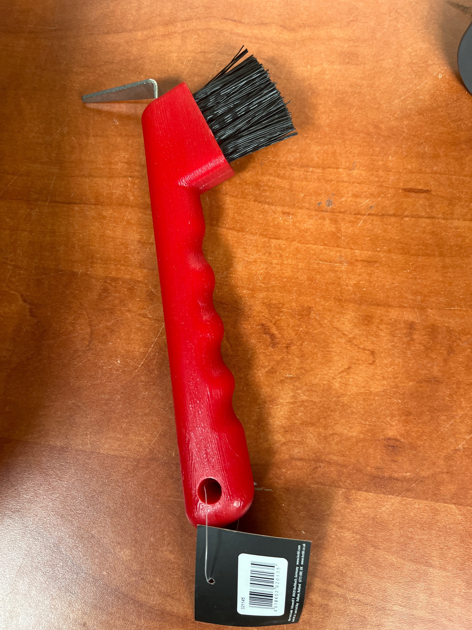 Covalliero cure-pied avec brosse rouge