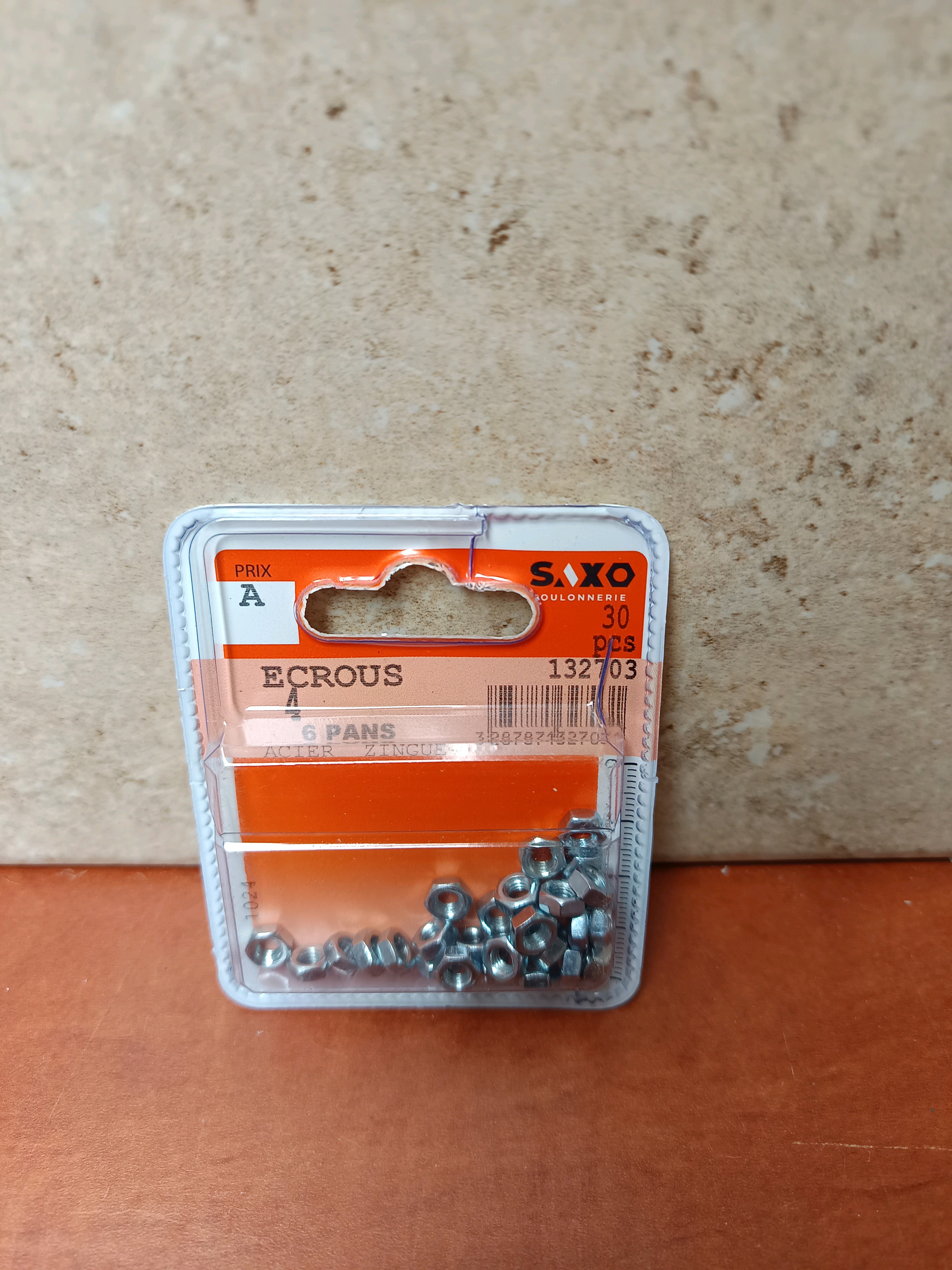 SAXO Écrous 6 pans - 30 pcs