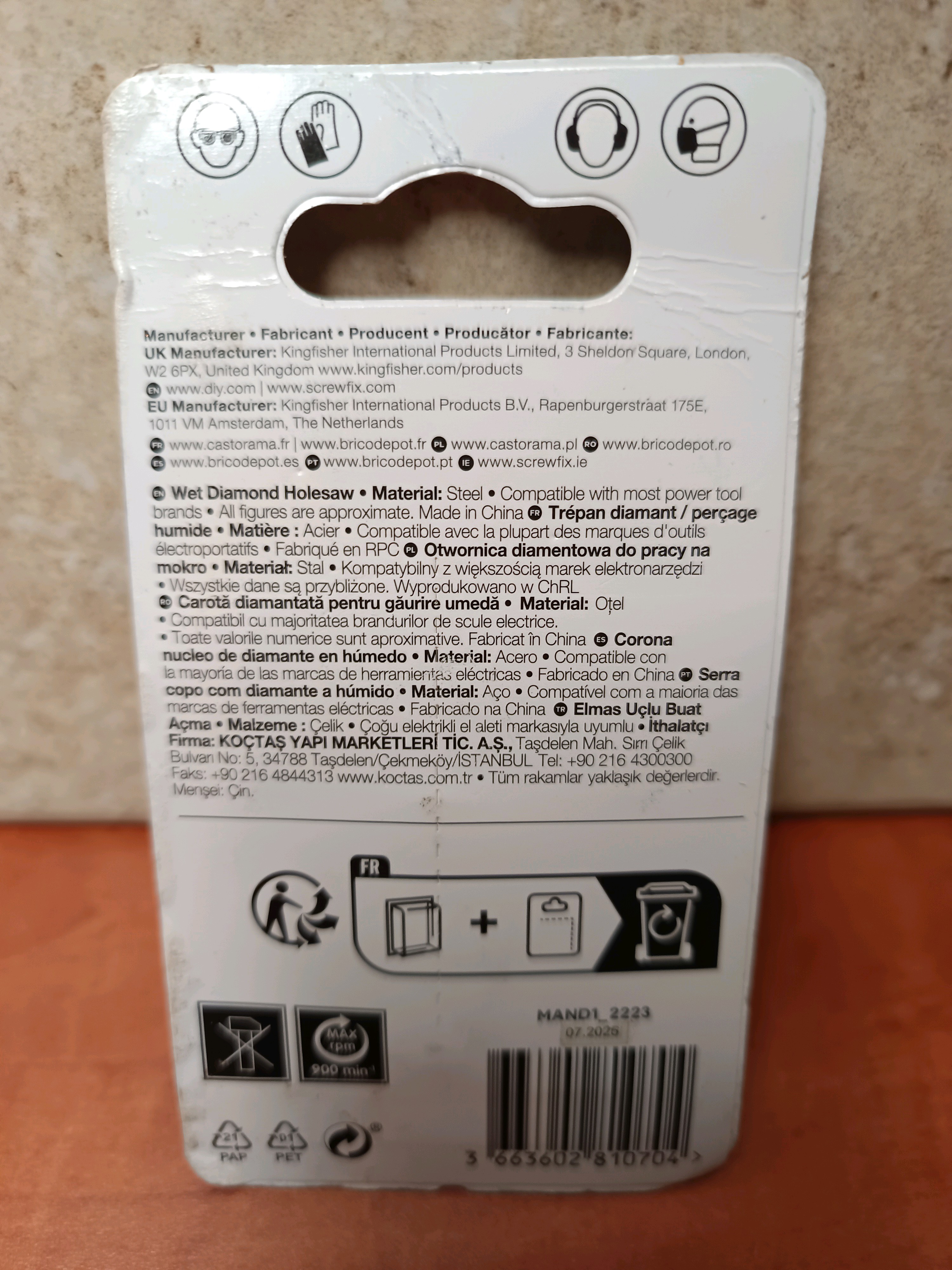 Scie cloche diamant Ø35 mm Universal Fit pour carrelage — photo 2